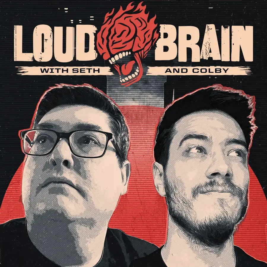 Seth and Colby on the LOUD BRAIN cover art